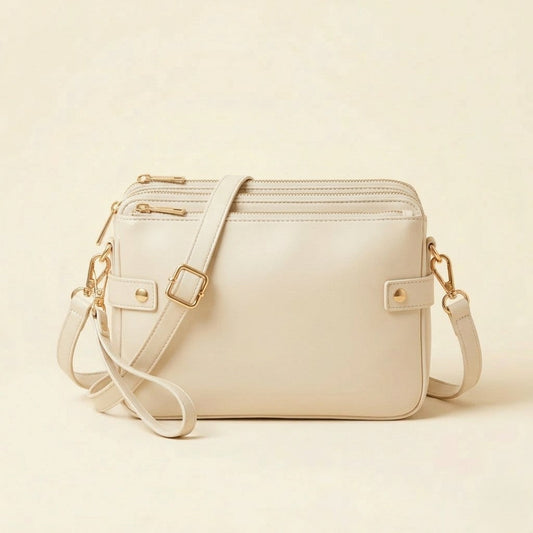 Velori™ – Three-Layer Vegan Leather Crossbody & Clutch Bag + 50% OFF