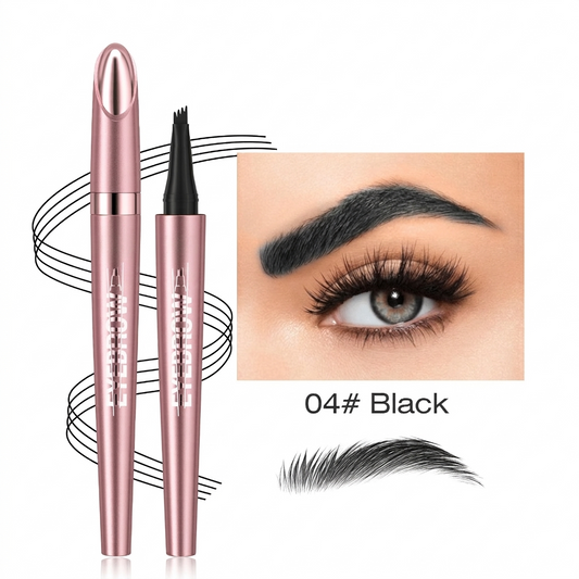 Plumara™ – Waterproof 4-Tip Micro-Fork Eyebrow Pencil for Natural Hair-Like Brows +Buy 1 Get 1 FREE