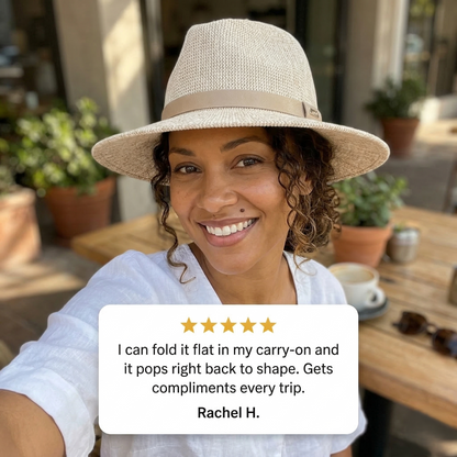 Cavelle™ – Packable Knit Fedora Hat for Travel | Lightweight Sun Hat +50% OFF