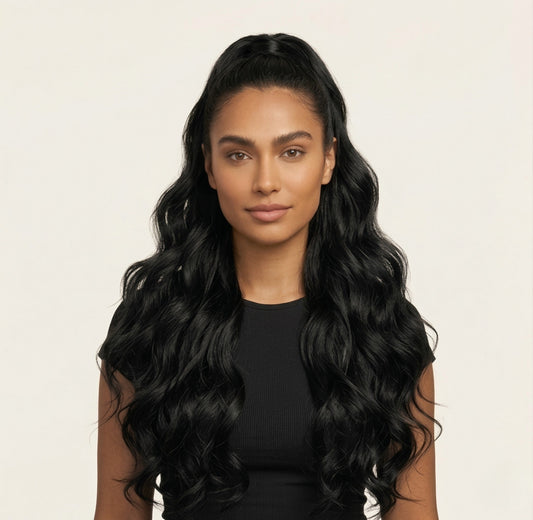 GlowMane™ – Long Curly Wavy Clip-In Ponytail Hair Extension + 50% OFF