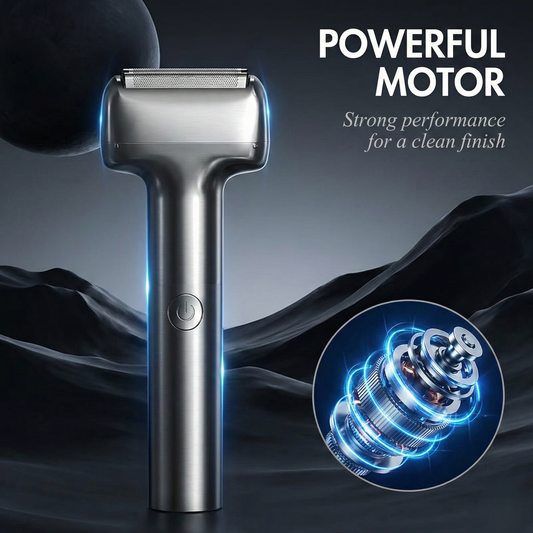 Caliber™ – Tilt-Head Foil Electric Shaver for Men | Rechargeable & Waterproof + 50% OFF