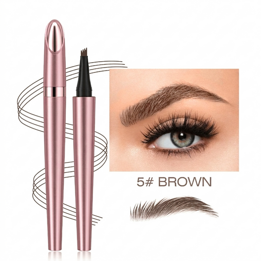 Plumara™ – Waterproof 4-Tip Micro-Fork Eyebrow Pencil for Natural Hair-Like Brows +Buy 1 Get 1 FREE
