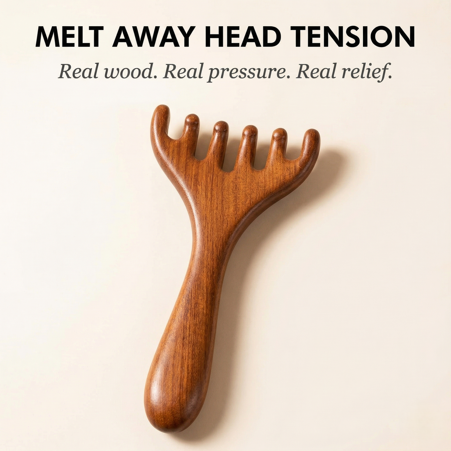 Knotwell™ – Six-Claw Wooden Scalp & Meridian Massage Tool + 50% OFF