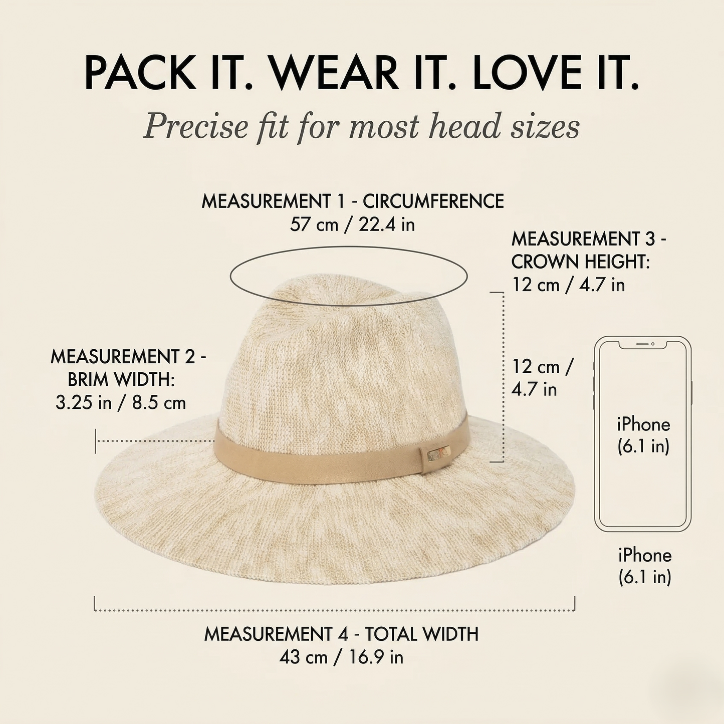Cavelle™ – Packable Knit Fedora Hat for Travel | Lightweight Sun Hat +50% OFF
