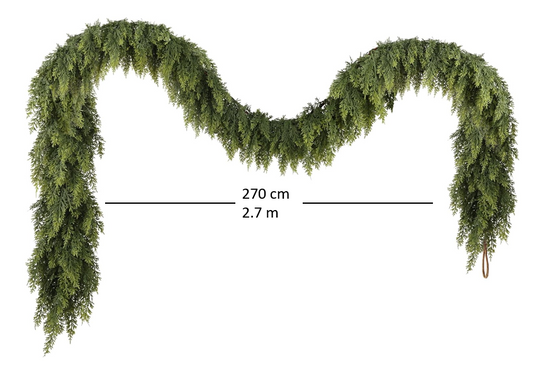 The EverLush Cedar Garland - A Cozy Christmas Sparkle, Instantly + 50% OFF