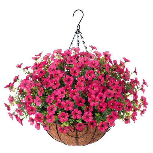 The AuraBloom Hanging Basket — Permanent Spring Without the Effort + 50% OFF