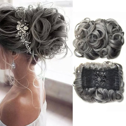 QuickVolume Messy Bun - Achieve Effortless Elegance Instantly + 50% OFF