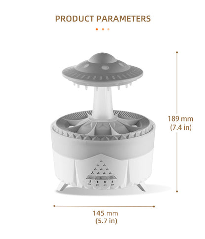 UFO Waterdrop Aroma Diffuser - 48 Hours of Relaxation + 50% OFF
