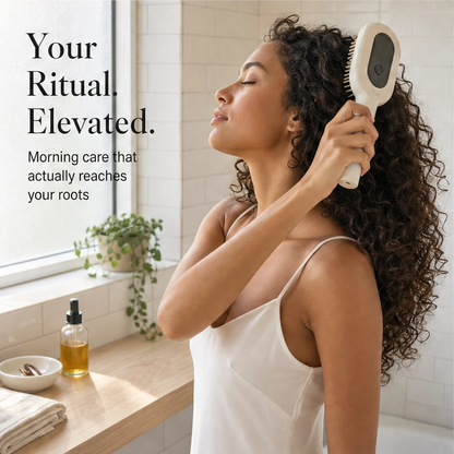 Dewelle™ – Spray, Massage & Detangle 3-in-1 Electric Hair Brush + 50% OFF