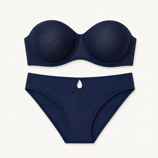 Bardelle™ – Sheer Mesh Strapless Balconette Bra with Convertible Straps & No-Slip Support + 50% OFF