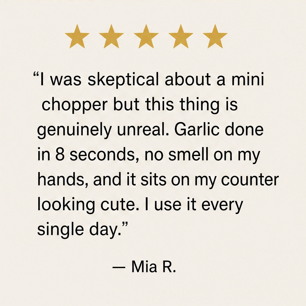 Prepwell – Cordless Rechargeable Mini Electric Food Processor + 50% OFF