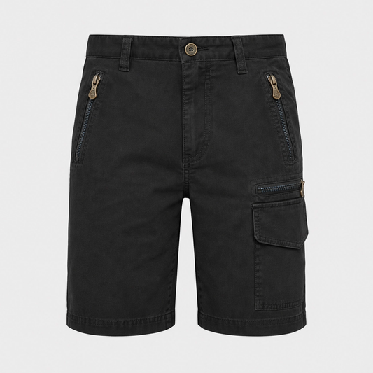 Hawthorne™ – 8-Pocket Cotton Cargo Shorts with Elastic Drawstring Waist + 50% OFF