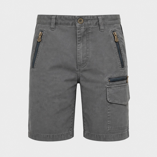 Hawthorne™ – 8-Pocket Cotton Cargo Shorts with Elastic Drawstring Waist + 50% OFF