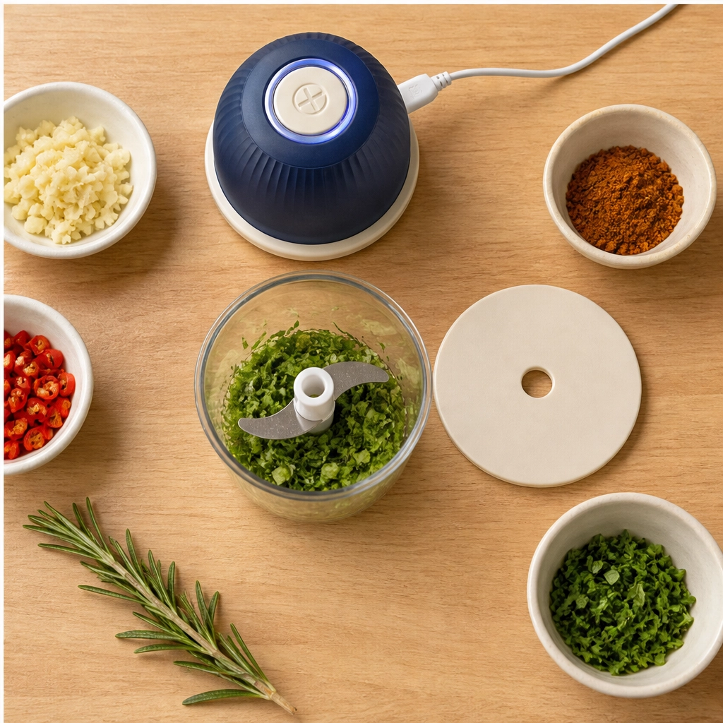 Prepwell – Cordless Rechargeable Mini Electric Food Processor + 50% OFF