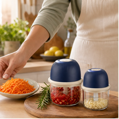 Prepwell – Cordless Rechargeable Mini Electric Food Processor + 50% OFF