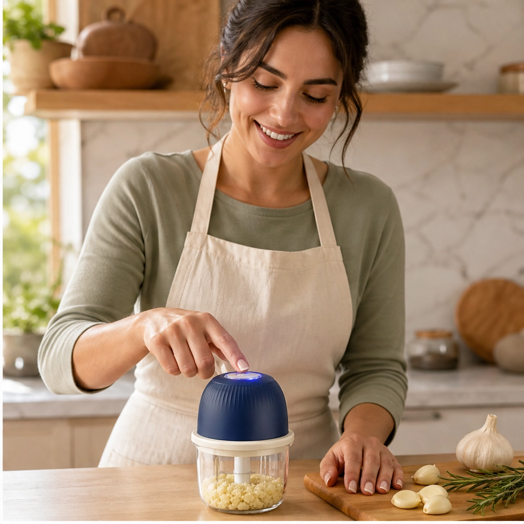 Prepwell – Cordless Rechargeable Mini Electric Food Processor + 50% OFF