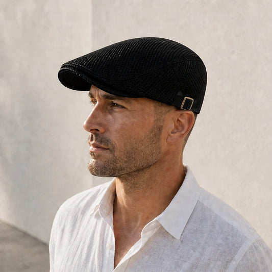 Brimson™ – Breathable Mesh Flat Cap with Adjustable Fit +50% OFF