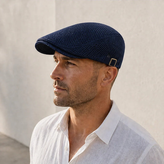 Brimson™ – Breathable Mesh Flat Cap with Adjustable Fit +50% OFF