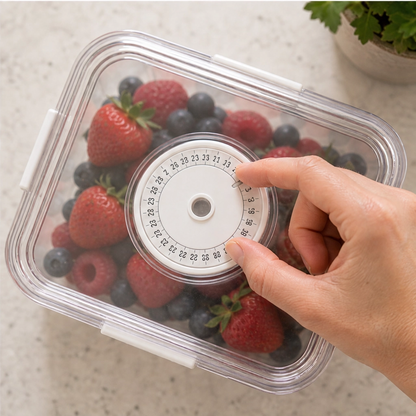 Crispen™ – Produce Saver Containers with Date Timer & Drainage + 50% OFF