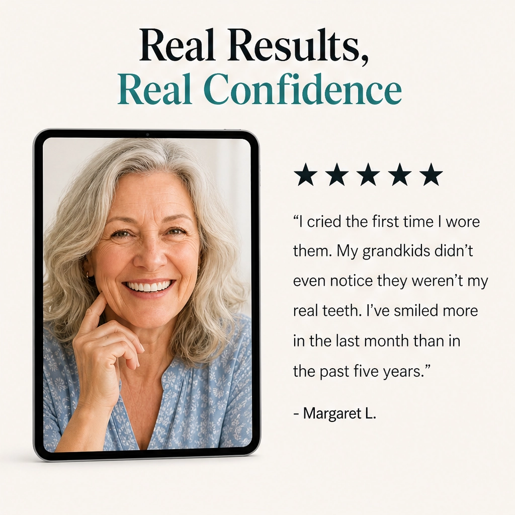 Smilora™ – Custom-Fit At-Home Cosmetic Dentures, Remoldable Natural-Look Fit + 50% OFF