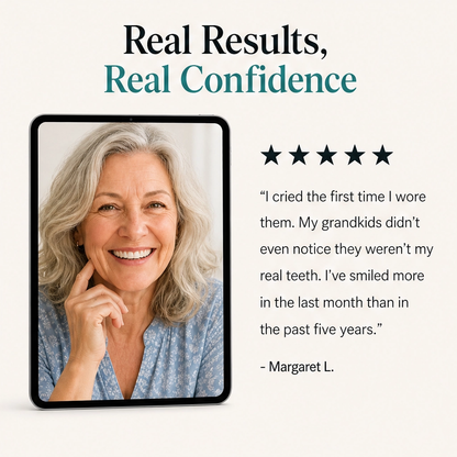 Smilora™ – Custom-Fit At-Home Cosmetic Dentures, Remoldable Natural-Look Fit + 50% OFF