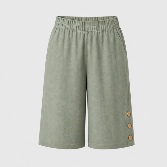 Lilära™ – Elastic-Waist Comfort Capri Pants + 50% OFF