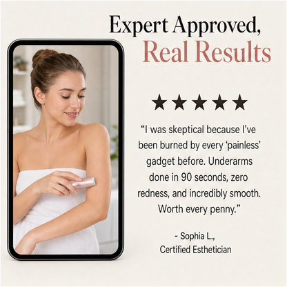 Velura™ – Painless Dual-Head IPX7 Waterproof Electric Shaver for Women + 50% OFF