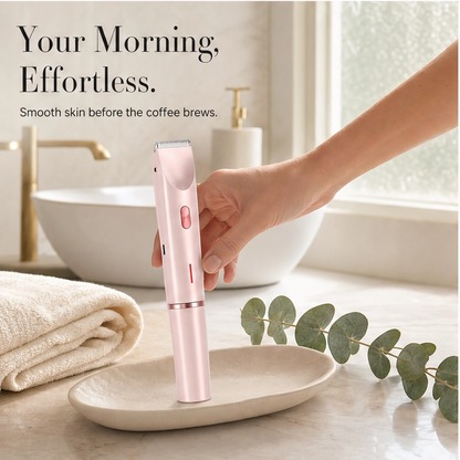 Velura™ – Painless Dual-Head IPX7 Waterproof Electric Shaver for Women + 50% OFF