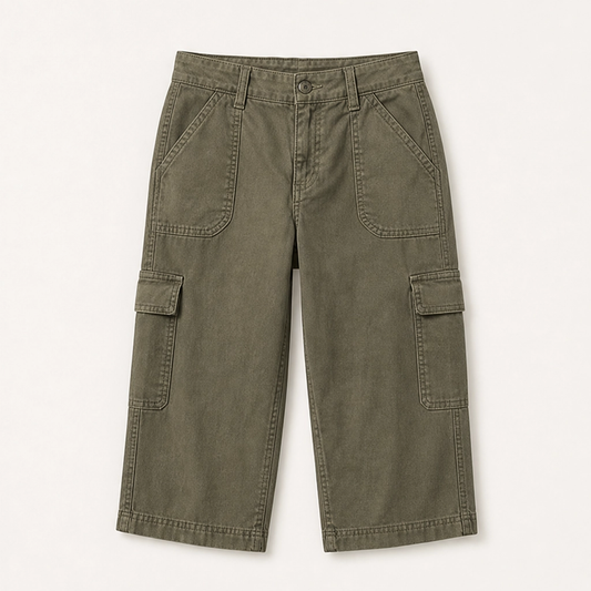 Driftwell ™– Deep-Pocket Breathable Loose-Fit Cargo Capris + 50% OFF