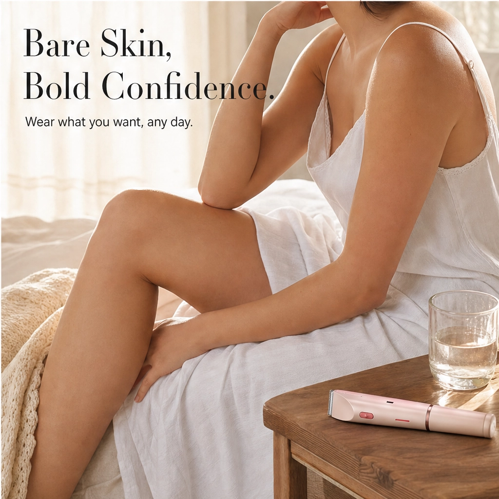 Velura™ – Painless Dual-Head IPX7 Waterproof Electric Shaver for Women + 50% OFF