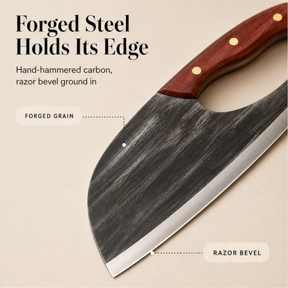 Hearthen™ – Effort-Saving Forged Chef Knife with Ergonomic Non-Slip Handle +50% OFF