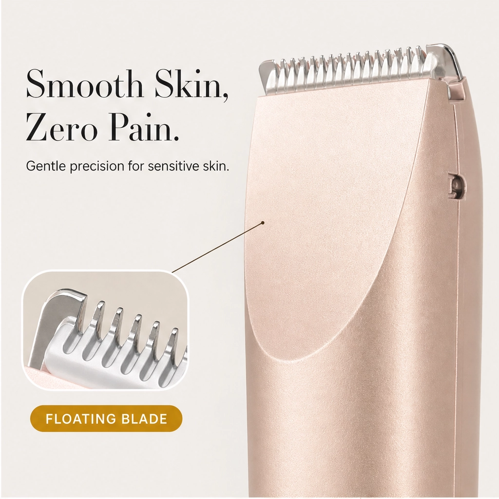 Velura™ – Painless Dual-Head IPX7 Waterproof Electric Shaver for Women + 50% OFF
