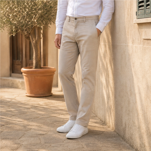 Strideford™ – 4-Way Stretch Expandable-Waist Straight-Leg Pants + 50% OFF