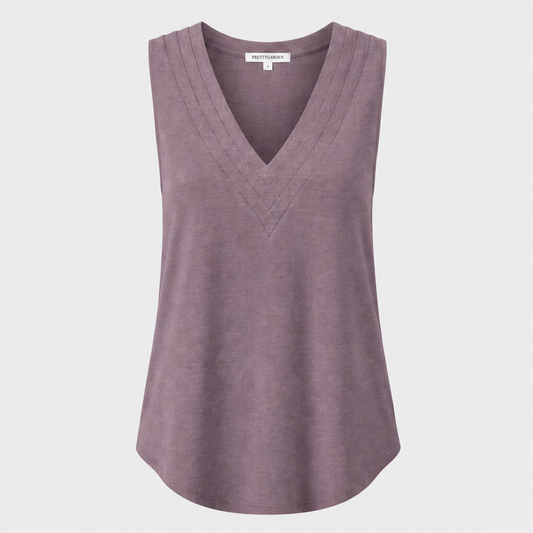 Lerelle™ – Layered V-Neck Loose Fit Sleeveless Tank Top + 50% OFF