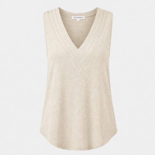 Lerelle™ – Layered V-Neck Loose Fit Sleeveless Tank Top + 50% OFF