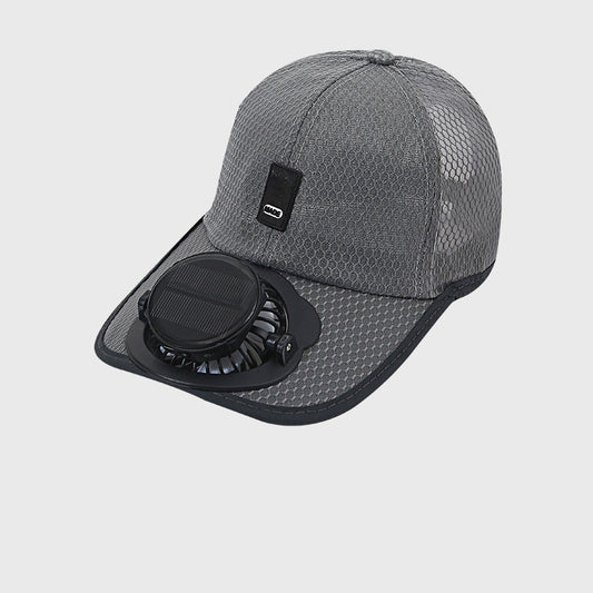 Zephria™ – Solar-Powered Cooling Fan Sun Hat with UPF50+ Brim & 360° Airflow + 50% OFF