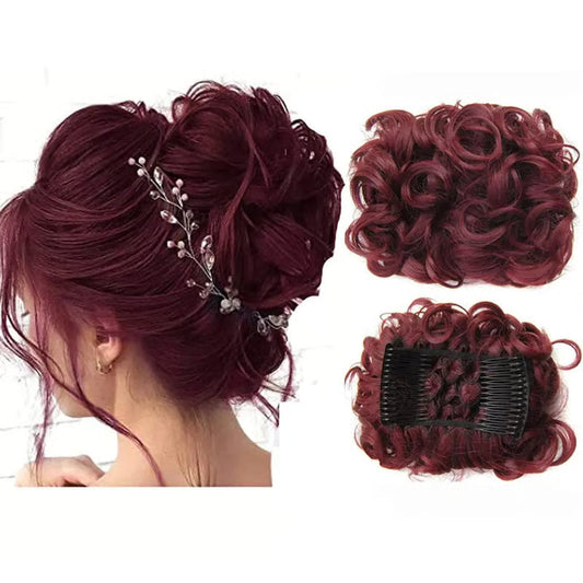 QuickVolume Messy Bun - Achieve Effortless Elegance Instantly + 50% OFF